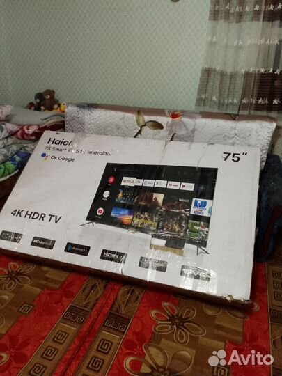 Телевизоры со SMART tv 75 дюймов
