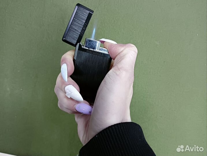 Зажигалка турбо Черная