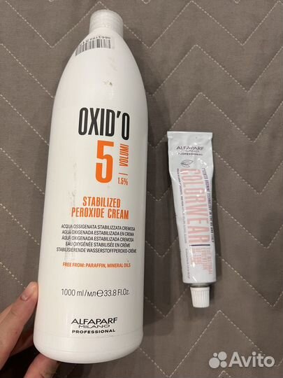 Краска alfaparf milano colorwear 7.1 и оксид 1,5%