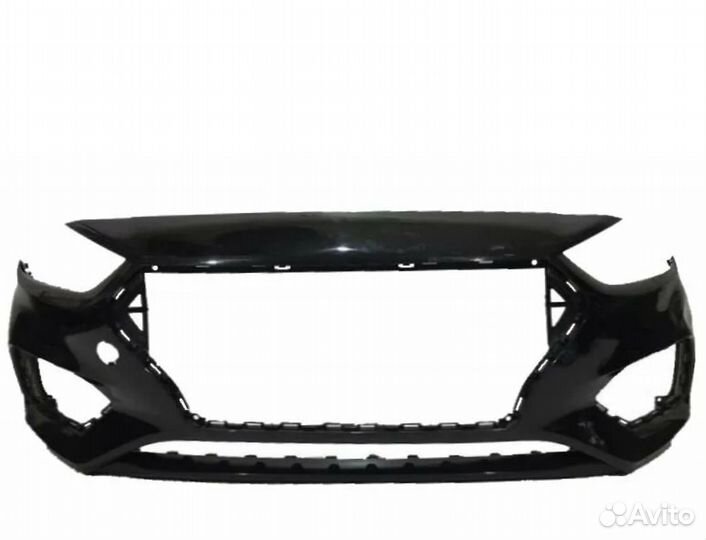 Бампер передний Хендай Солярис 2017-2020