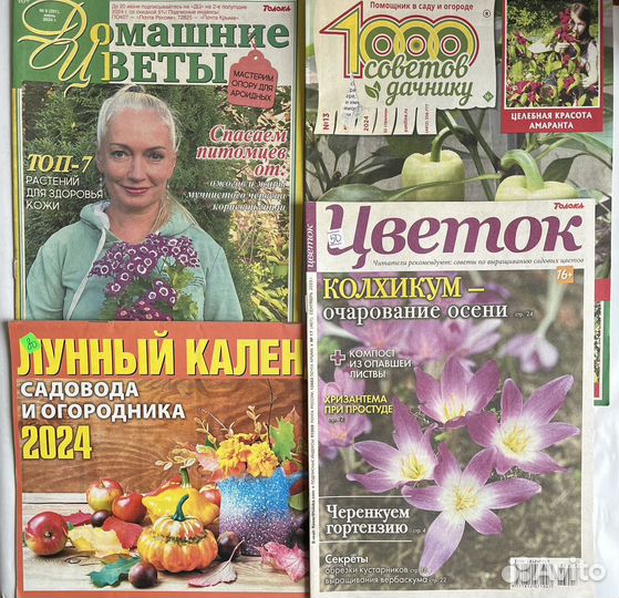 Журналы брошюры про дачу садоводство