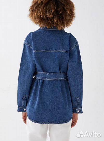 Джинсовая рубашка S
