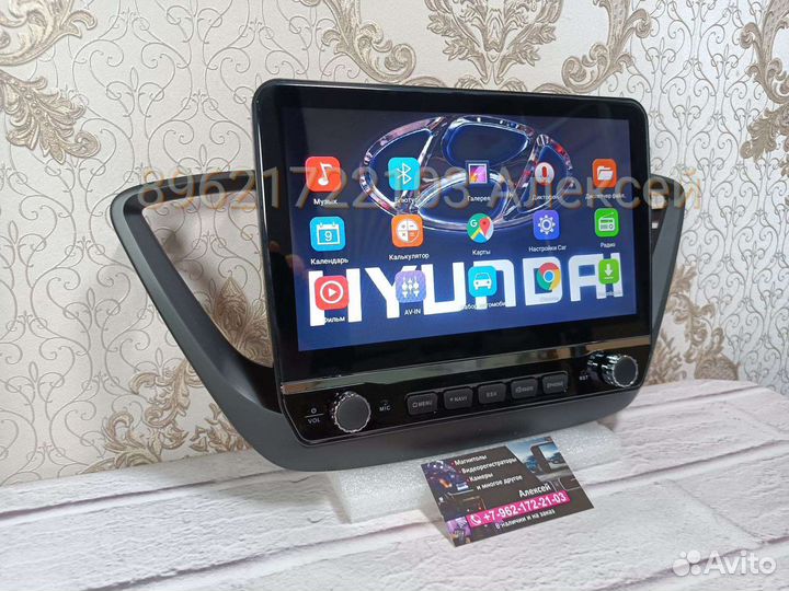 Магнитола Hyundai Solaris 2 android новая