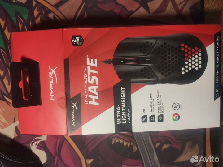 Мышь проводная HyperX Pulsefire Haste