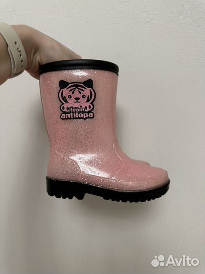 Резиновые сапоги для девочки 23 размер