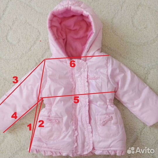 Куртка демисезонная. Рост 80,92,98 (Новая)