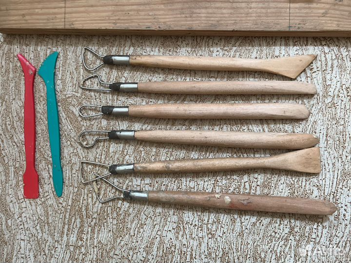 Скульптурный пластилин мягкий и стеки