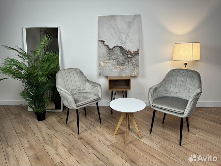 Светлая студия для подкастов и интервью, фоны