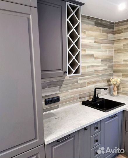 Современная кухня на заказ мдф фасады