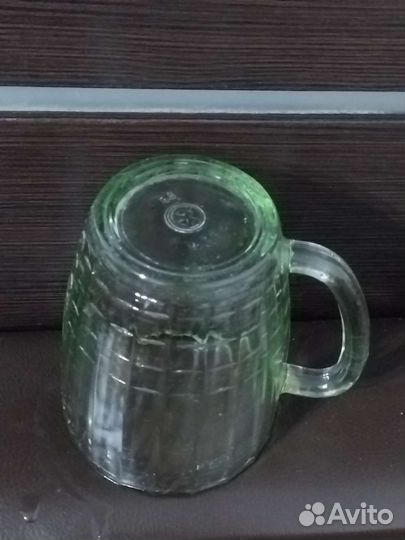Кружка пивная СССР цветное стекло