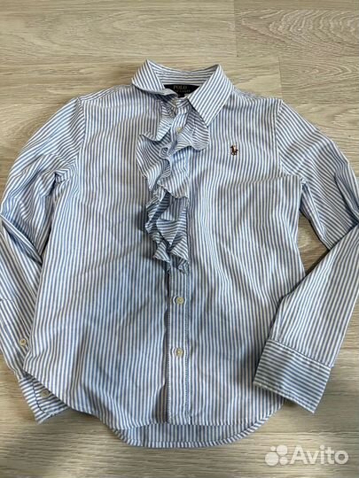 Рубашка ralph lauren для девочки 10
