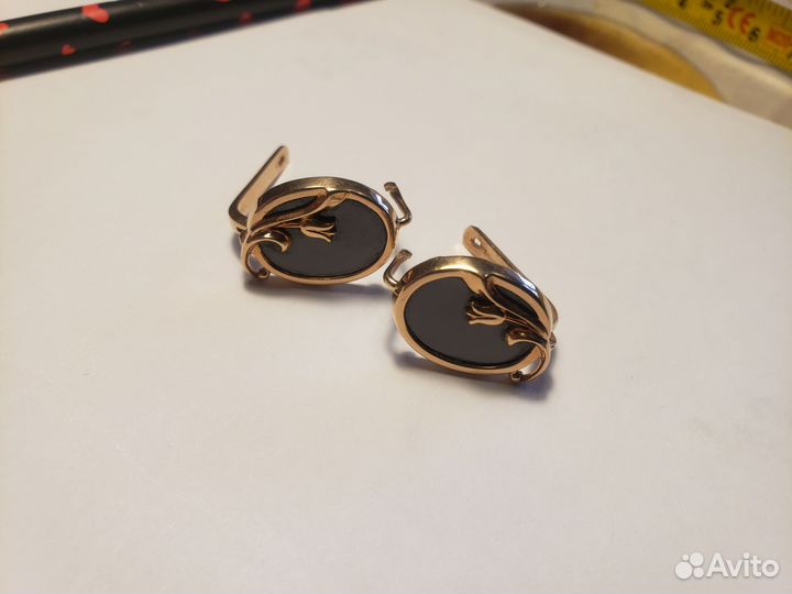 Серьги золотые 583 СССР