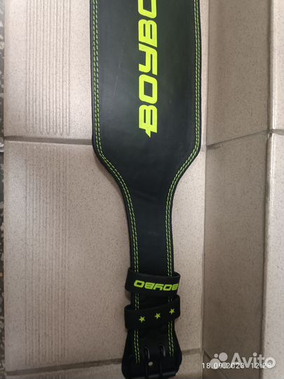 Тяжелоатлетический пояс кожа премиум