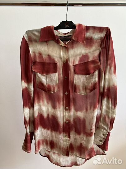 Блузка рубашка Massimo Dutti