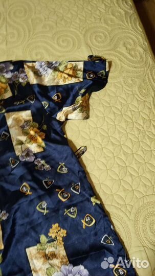 Халат женский шелковый новый