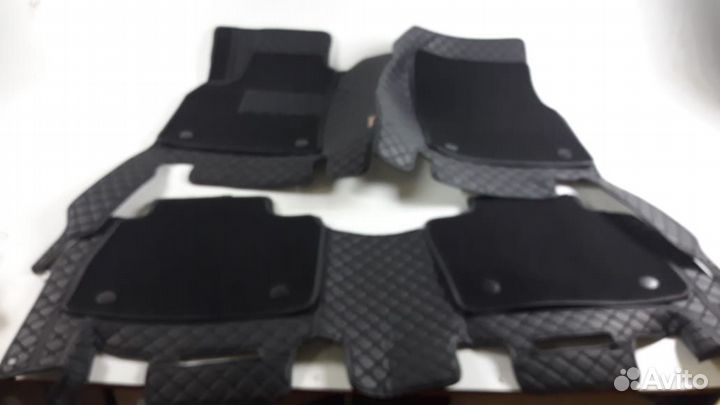 3D Коврики KIA Салон Багажник из Экокожи