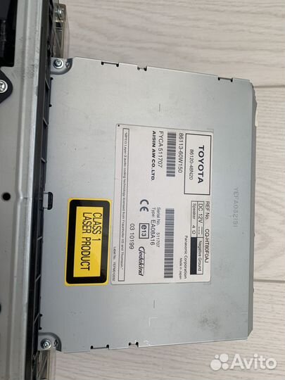 Штатная Магнитола Toyota Highlander 2007-13