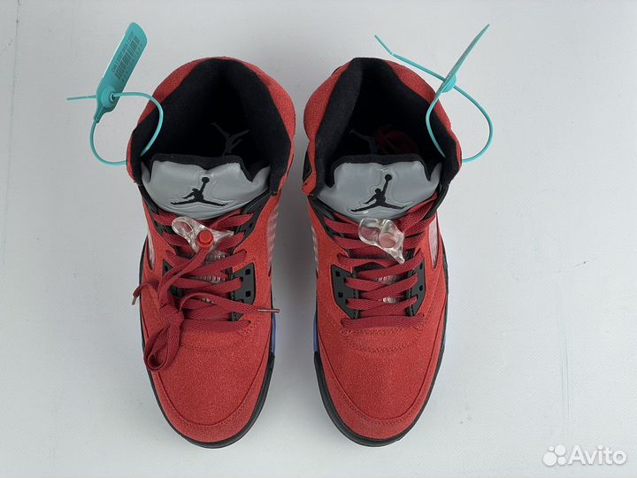 Кроссовки Nike Air Jordan 5 raging bull red