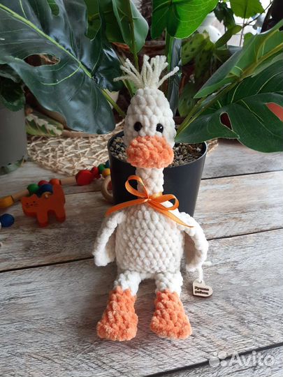 Плюшевые вязаные игрушки