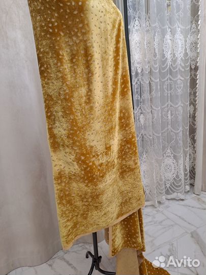 Шелковый пан-бархат винтаж