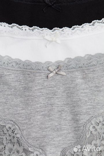 Трусы хлопковые комплект h&m