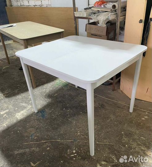 Стол кухонный раздвижной белый