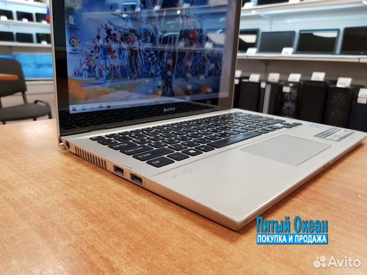 Ультрабук Sony 13.3'', Core i5 3317U, Сенсорный