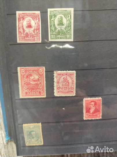 Почтовые марки Центральная и Южная Америка