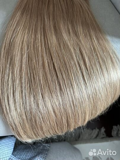 Волосы на заколках