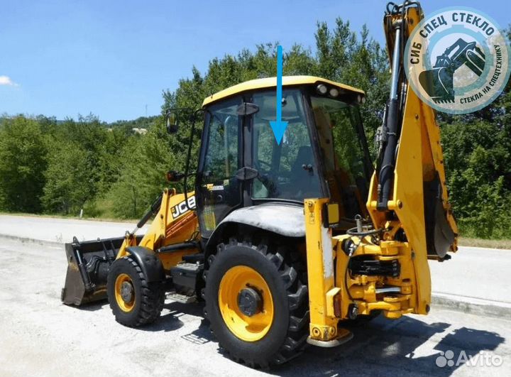 Стёкла на экскаватор Jcb 3cx-4cx-5cx Джисиби