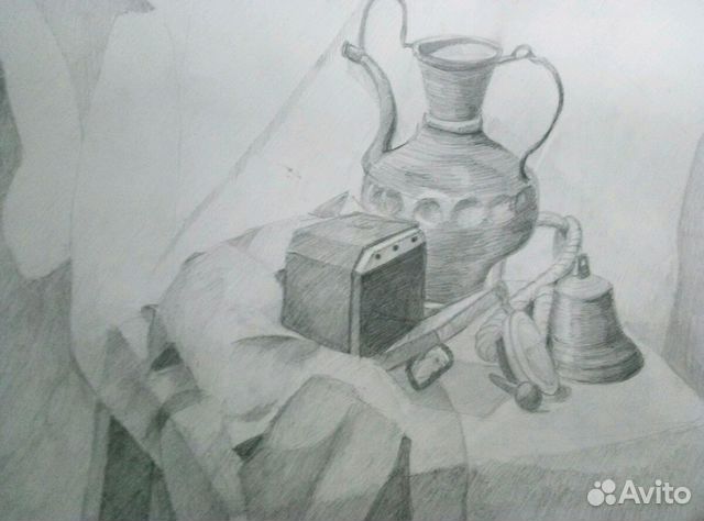 Рисунки карандашом, А2, А3, А4