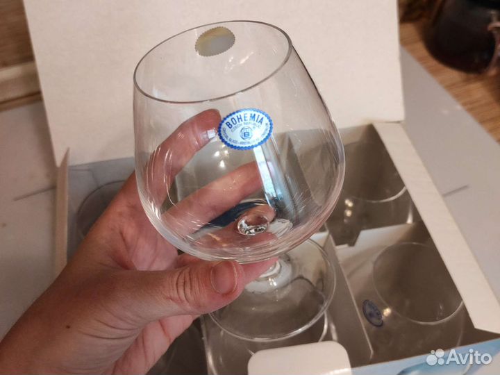 Набор бокалов коньячных bohemia