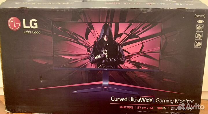Монитор LG 34UC89G-B