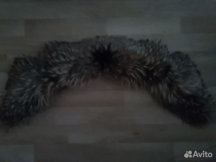 Меховой воротник из енота