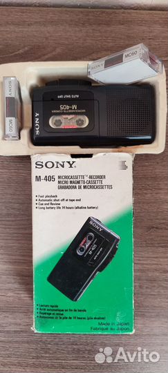 Кассетный диктофон sony