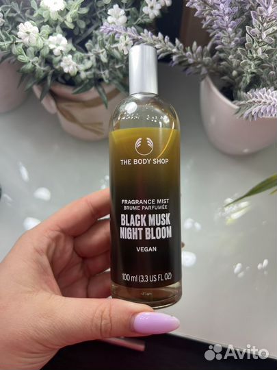 The body shop парфюм мист black musk night bloom