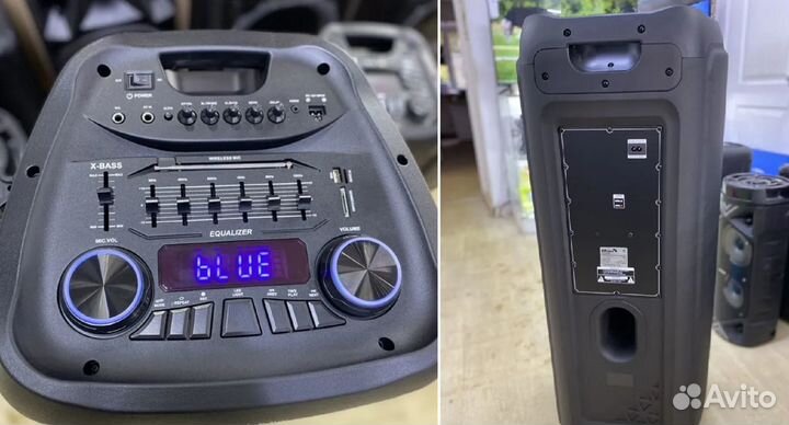 Колонка Eltronic 1500вт 105см 24кг Супер бас