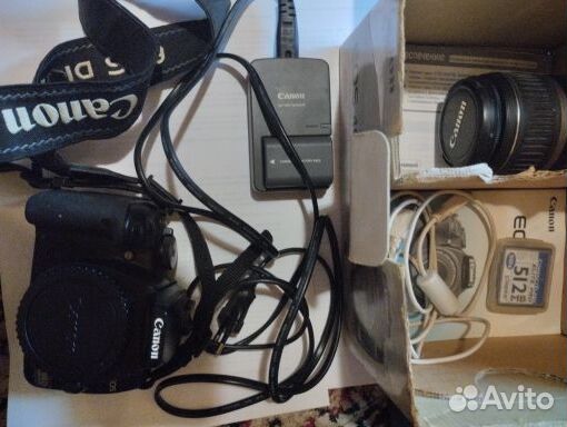 Зеркальный фотоаппарат Canon EOS 400D в сборе