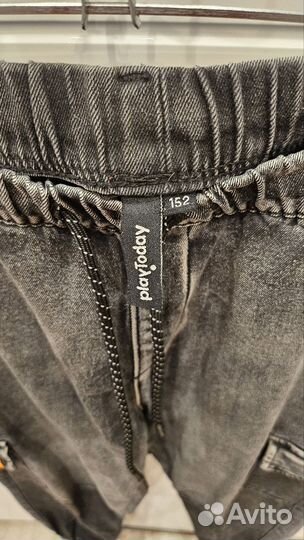 Джинсы джогеры мальчик 152 рост