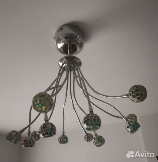 Люстра с гибким каркасом