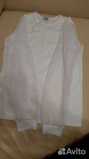 Блузка белая детская