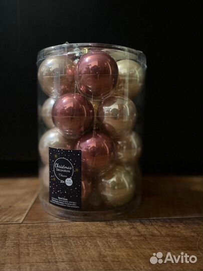 Елочные игрушки стекло и полистирол
