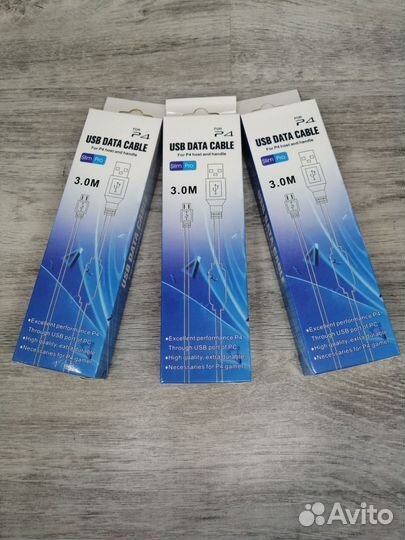 Кабель micro usb для PS4 Dobe / 3метра