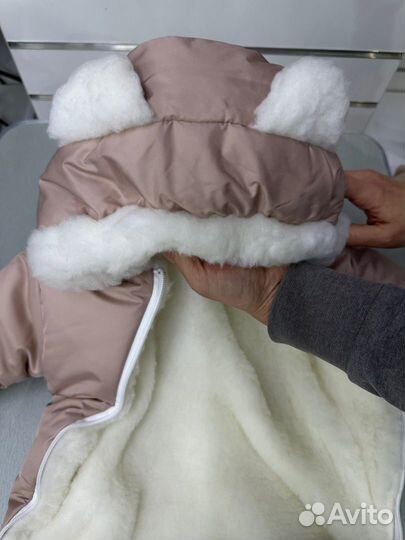 Конверт с ручками зимний (56-68см)