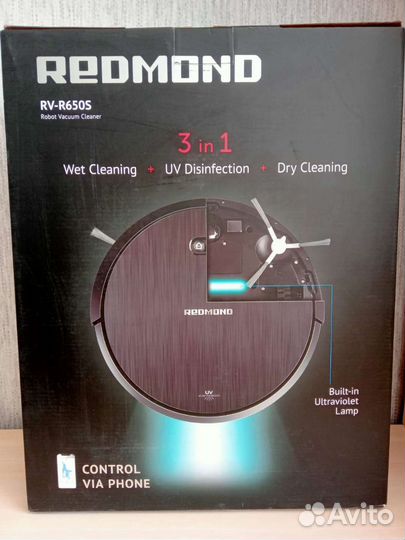 Робот пылесос redmond rv r650s