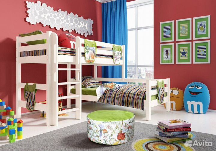 Детская кровать из массива сосны