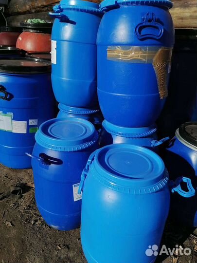 Бочки баки 40 литров пластиковые пищевые