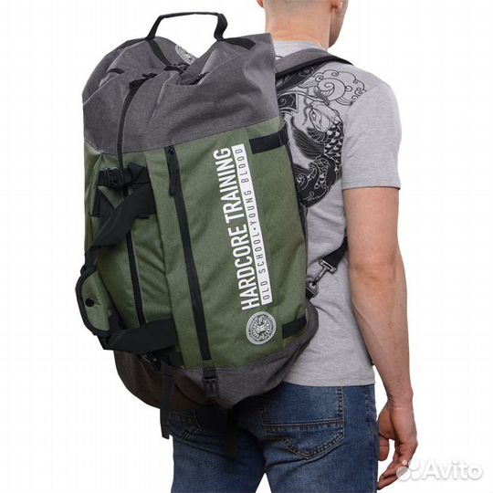 Сумка-рюкзак Hardcore Training Graphite/Olive