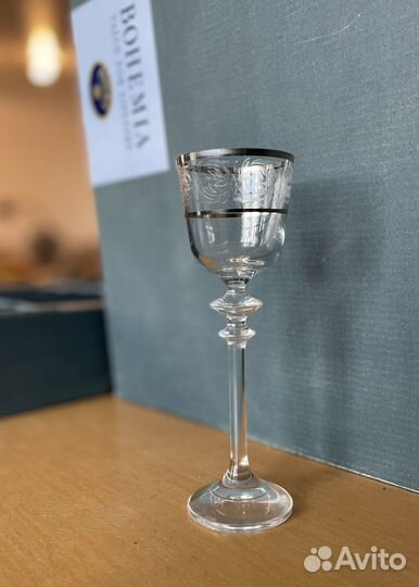 Хрустальные бокалы богемия