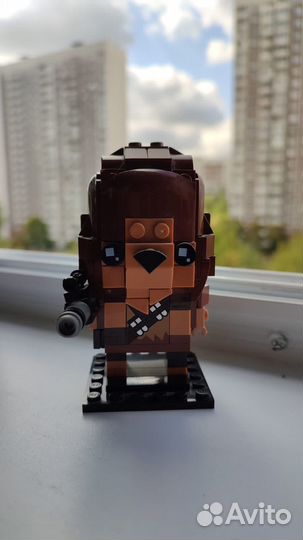 Лего brick heads Чубака